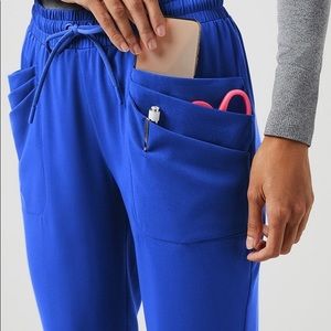 Jaanuu Layered Pocket Pant in Royal Blue